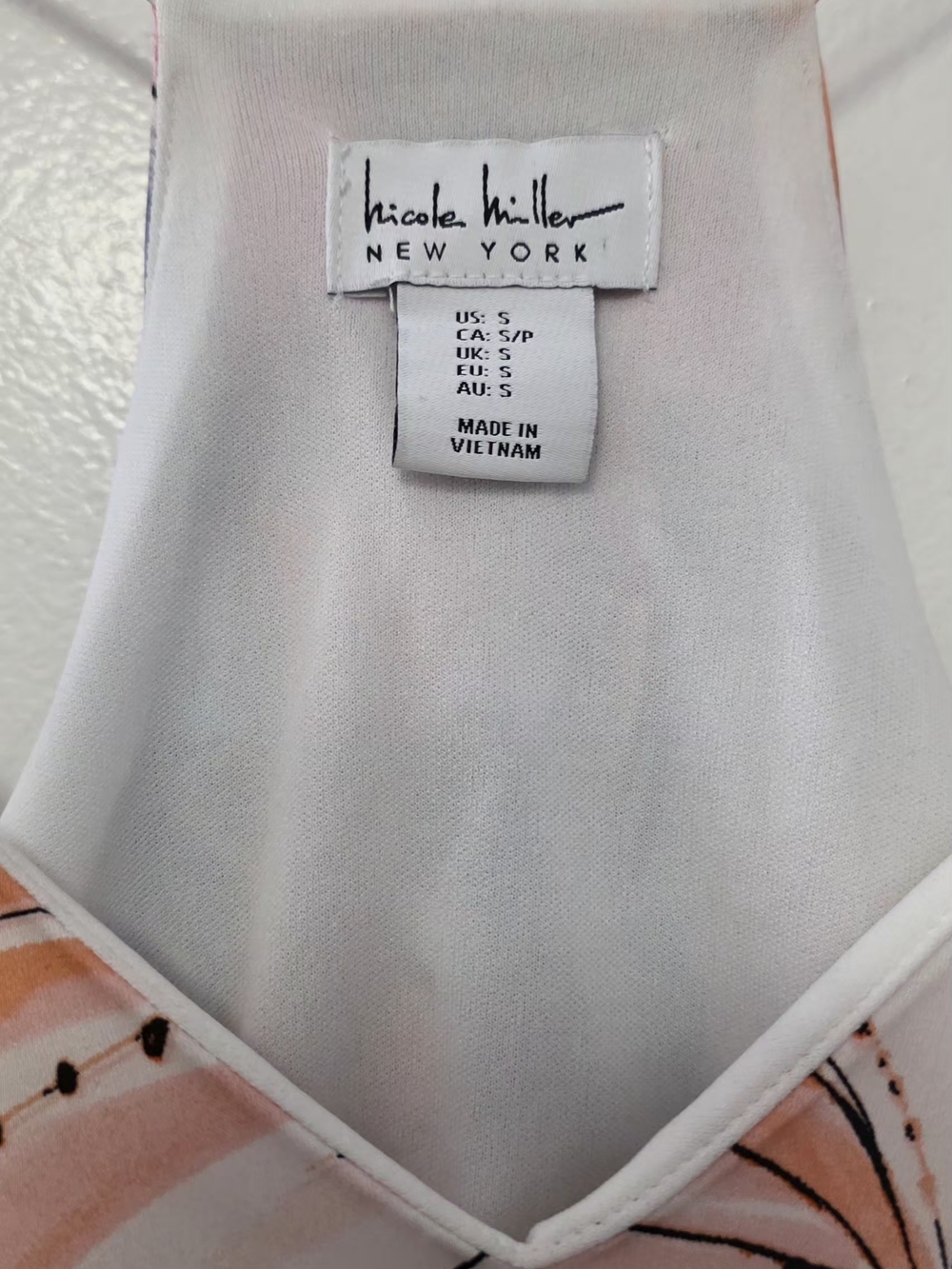 Floral Watercolor Maxi Skirt in Peach & Blue - Picture 2 of 3